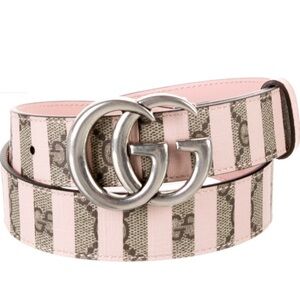 GUCCI Marmot belt, 37.5” long, little over an inch wide. Like new with receipt.